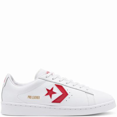 Női Converse Rivals Pro Leather Tornacipő CO1965703 Fehér/Piros